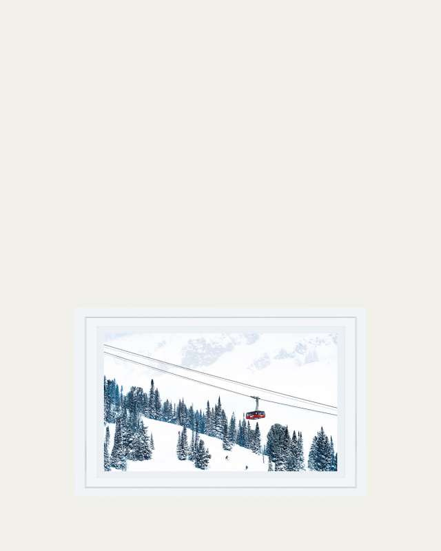 "The Aerial Tram, Jackson Hole" Mini Print